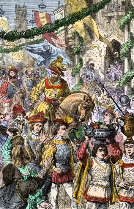 Framed Print : Hernando Cortes returning to Toledo Framed Print : Hernando Cortes returning to Toledo