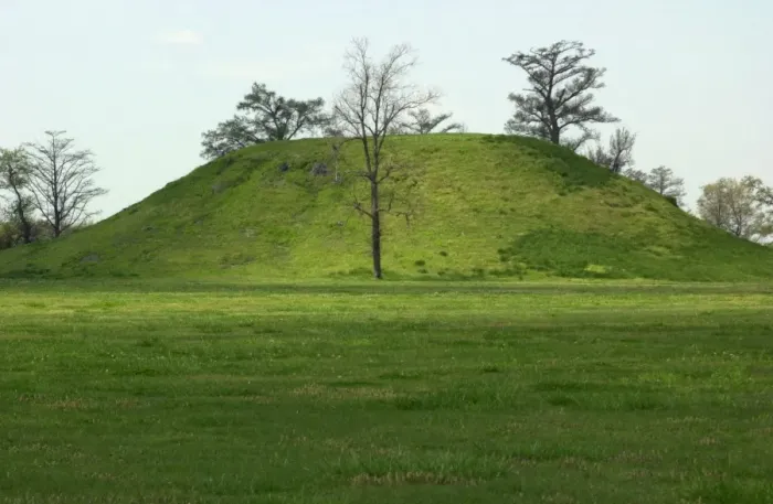 Framed Print : High platform mound (39 feet high ) of the Plum Bayou people Framed Print : High platform mound (39 feet high ) of the Plum Bayou people
