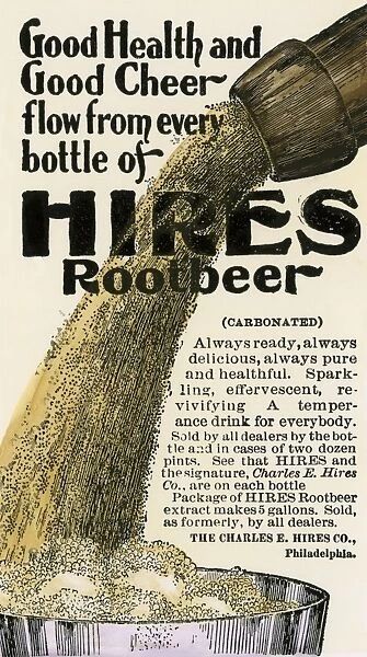 Hires Rootbeer ad, 1890s