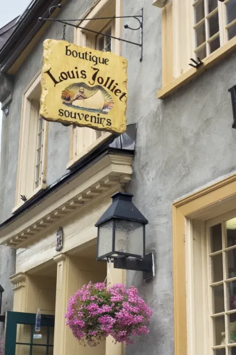 Framed Print : Home of Louis Joliet in old Quebec Framed Print : Home of Louis Joliet in old Quebec