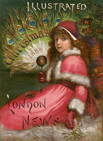 HOUS2A-00120. Christmas edition of the Illustrated London News, 1888.. Color lithograph