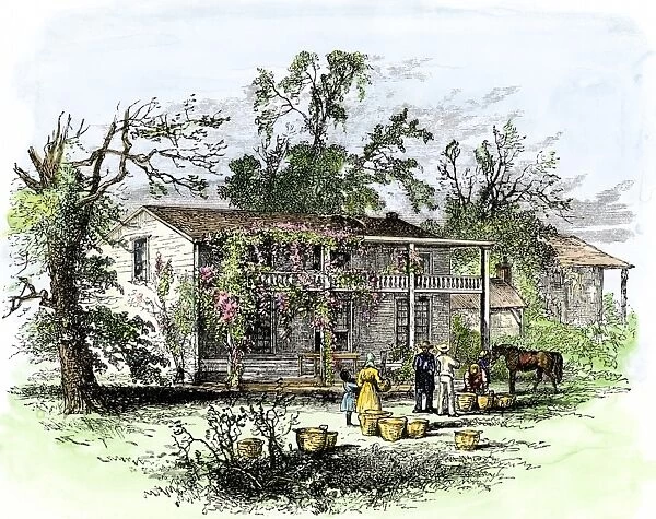 HSET2A-00017. A plantation house in Georgia.