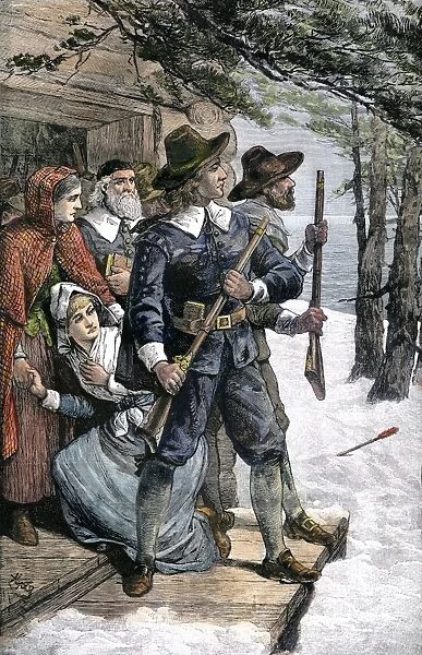HSET2A-00040. Puritans on alert while celebrating Christmas in colonial Massachusetts