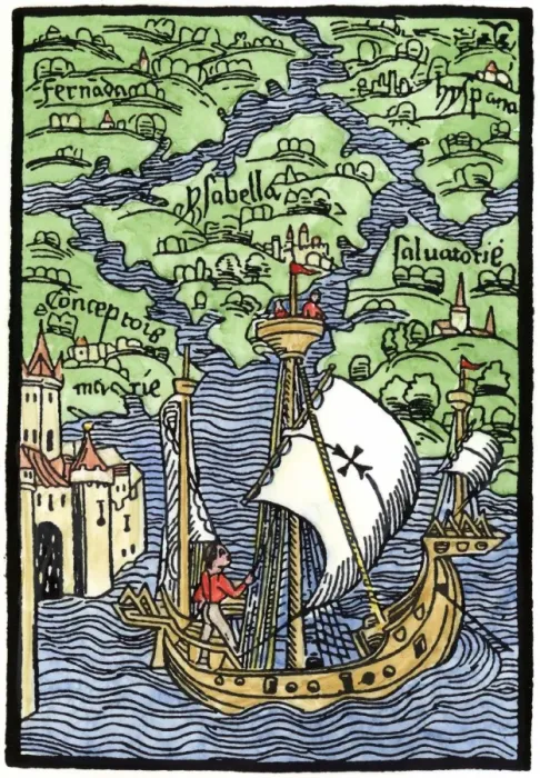 Framed Print : Isabella, the settlement founded by Columbus on Hispaniola Framed Print : Isabella, the settlement founded by Columbus on Hispaniola