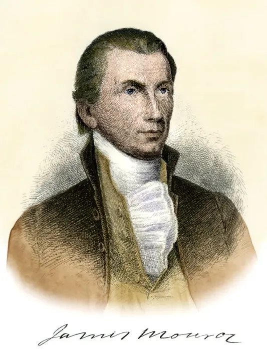 Framed Print : James Monroe