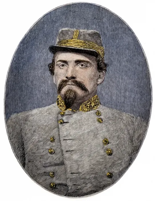 Framed Print : John Hunt Morgan, Confederate cavalry officer in the Civil War Framed Print : John Hunt Morgan, Confederate cavalry officer in the Civil War