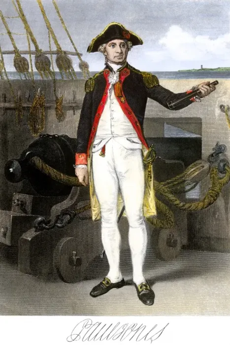 Framed Print : John Paul Jones during the American Revolution Framed Print : John Paul Jones during the American Revolution