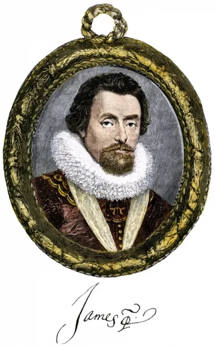 Framed Print : King James I of England, also known as James VI of Scotland Framed Print : King James I of England, also known as James VI of Scotland