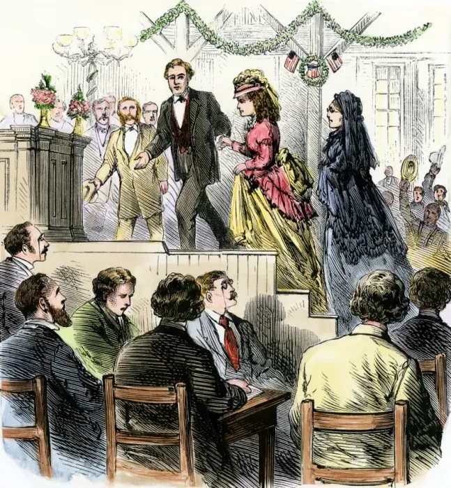 Framed Print : Laura Gordon and Susan B. Anthony escorted to speak in Cincinnati Framed Print : Laura Gordon and Susan B. Anthony escorted to speak in Cincinnati