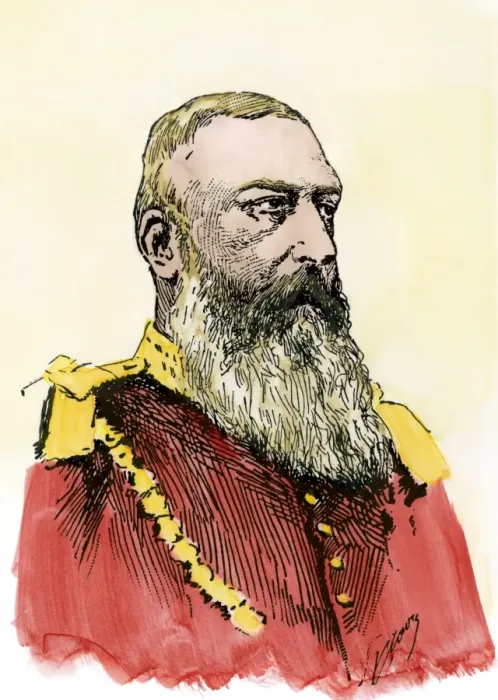 Framed Print : Leopold II, King of Belgium, 1800s Framed Print : Leopold II, King of Belgium, 1800s