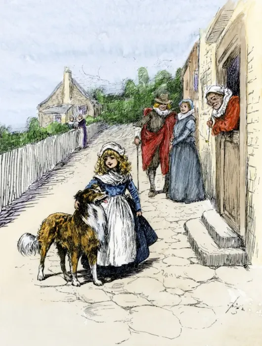 Framed Print : Life in colonial Jamestown Framed Print : Life in colonial Jamestown