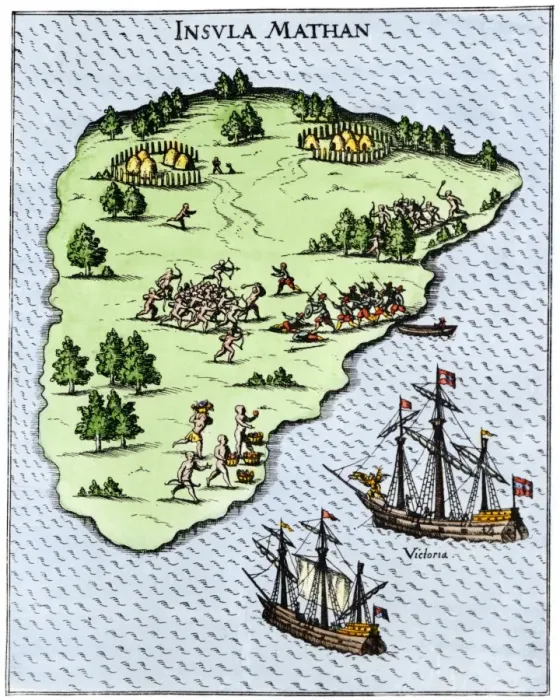 Framed Print : Magellans ships at Mactan Framed Print : Magellans ships at Mactan