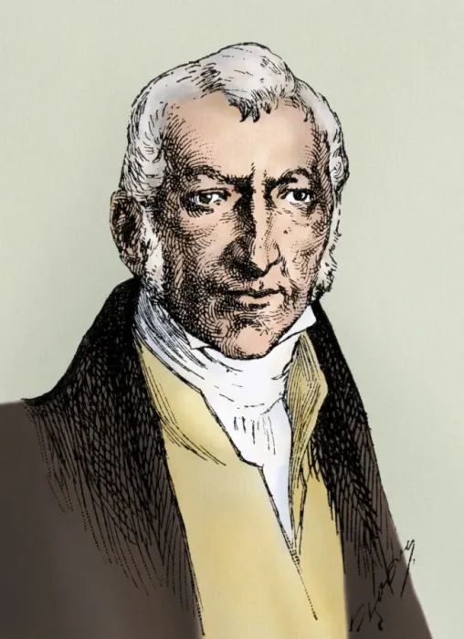 Framed Print : Malthus. Economist Thomas Malthus.. Digitally colored woodcut Framed Print : Malthus. Economist Thomas Malthus.. Digitally colored woodcut