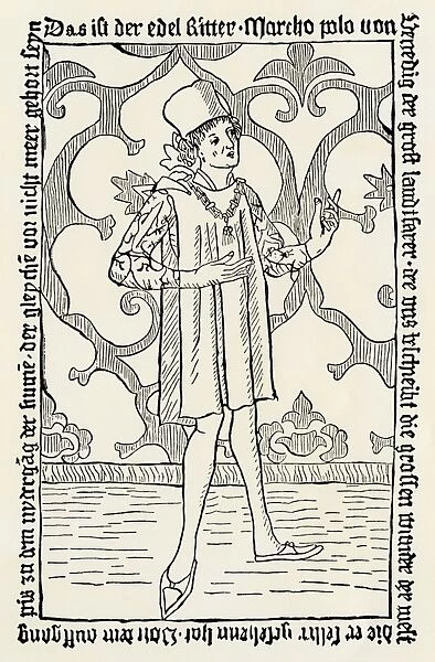 Marco Polos Voyages published in 1477