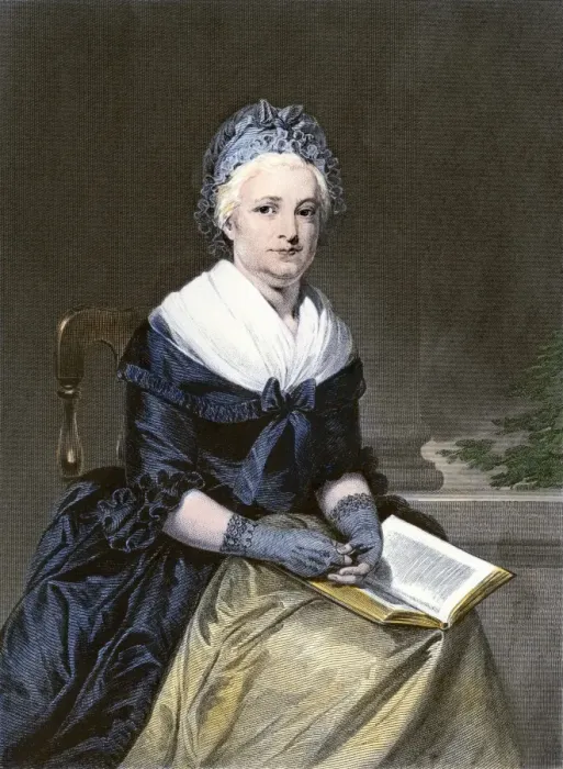 Framed Print : Martha Washington, seated, with a book Framed Print : Martha Washington, seated, with a book