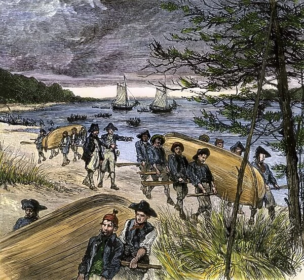 Meigs Raid on the British at Sag Harbor NY, 1777