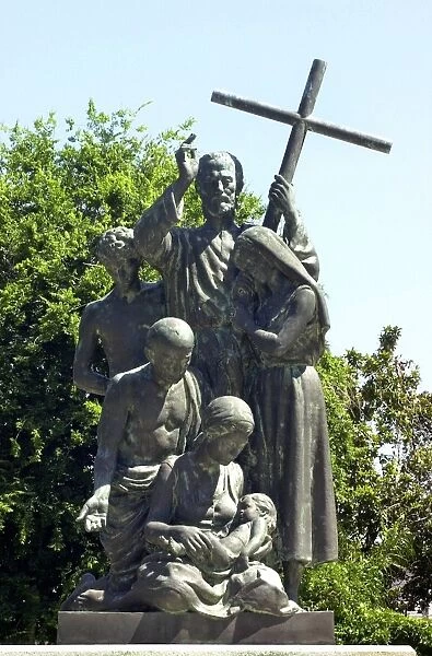 Minorcan colonists statue, St. Augustine, Florida