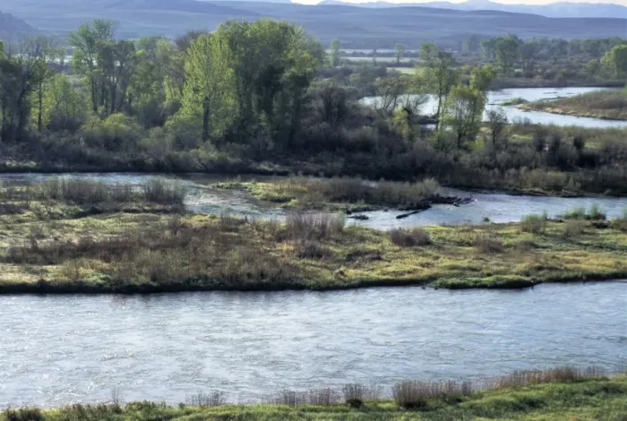 Framed Print : Missouri River headwaters, Three Forks, Montana
