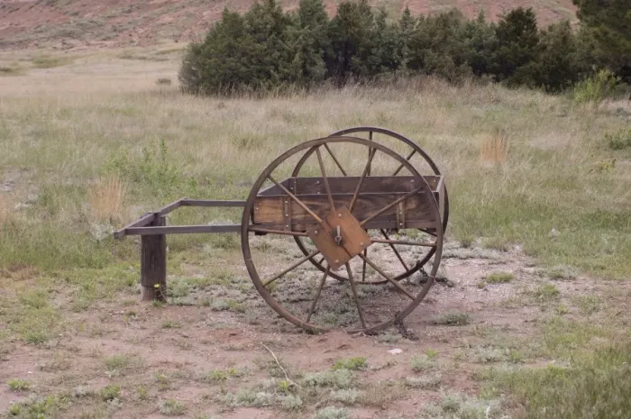 Framed Print : Mormon Trail hand-cart Framed Print : Mormon Trail hand-cart