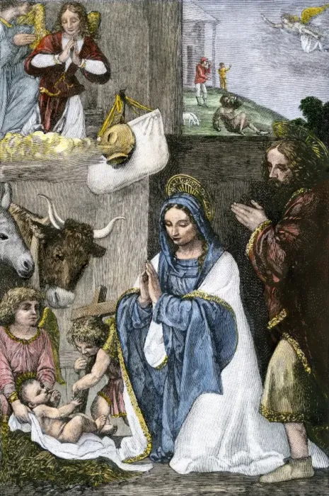 Framed Print : The Nativity of Jesus Framed Print : The Nativity of Jesus
