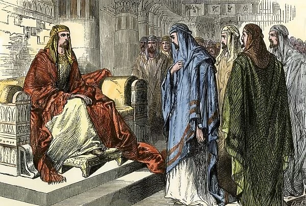 Nebuchadnezzar asks Daniel to interpret his dreams