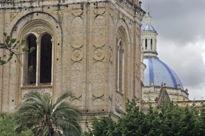 Framed Print : New cathedral in the Spanish colonial city of Cuenca