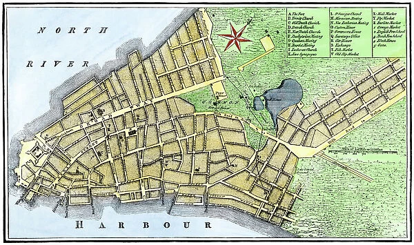 New York City map, 1767