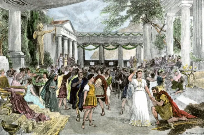 Framed Print : Odysseus returns home Framed Print : Odysseus returns home