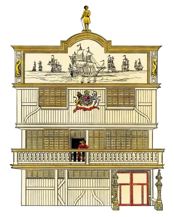Framed Print : Front of the old British East India House