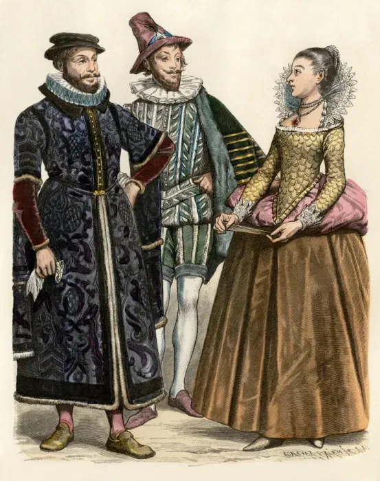 Framed Print : People in Elizabethan England