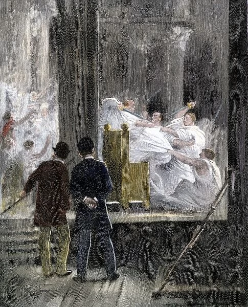 Performance of Shakespeares Julius Caesar, 1880s