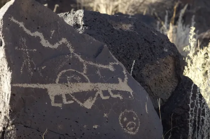 Framed Print : Petroglyph near Albuquerque, New Mexico Framed Print : Petroglyph near Albuquerque, New Mexico