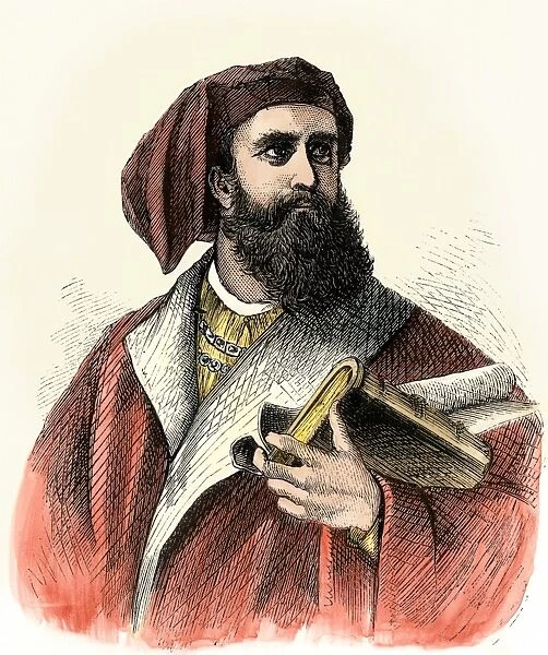 PEXP2A-00018. Venetian explorer Marco Polo.
