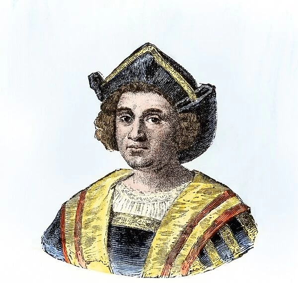 PEXP2A-00025. Christopher Columbus portrait.