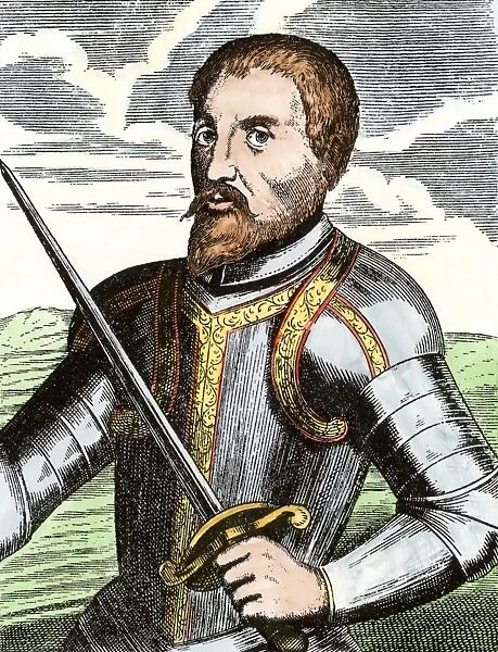 PEXP2A-00028. Spanish conquistador Hernando de Soto