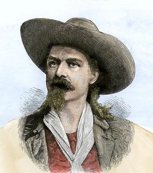 PEXP2A-00117. William Frederick Cody, known as 'Buffalo Bill' Cody.