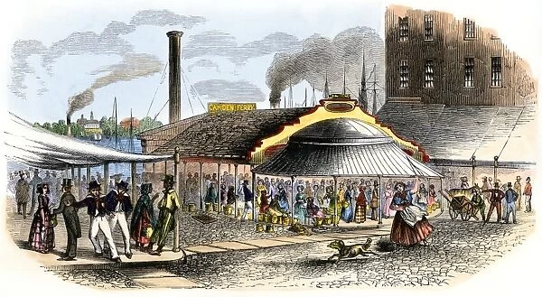 Philadelphia Fish Market, 1850s