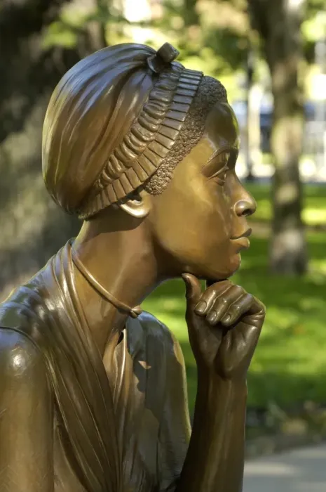 Framed Print : Phyllis Wheatley statue, Boston Womens Memorial