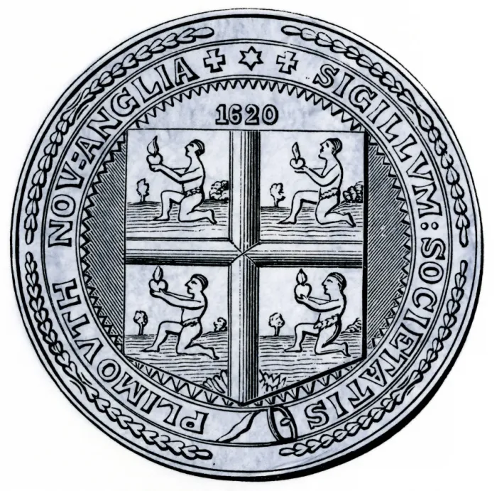 Framed Print : Plymouth Colony seal Framed Print : Plymouth Colony seal