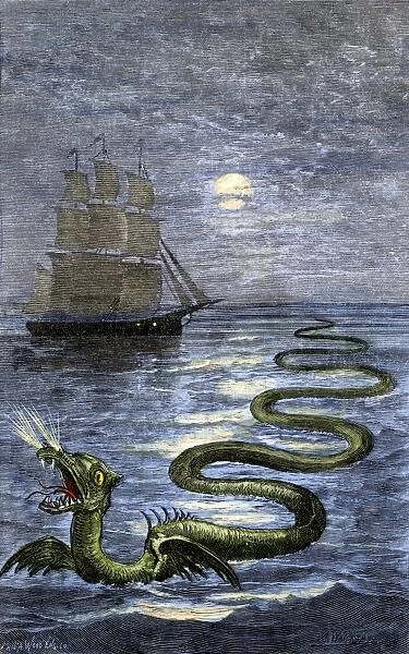 PMYT2A-00003. Sea serpent of Hans Egidius.