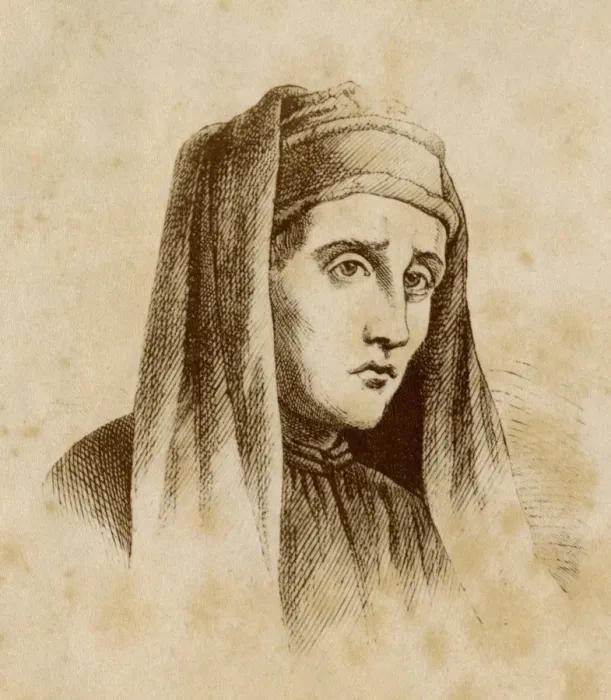 Framed Print : Portrait of Giotto. 19th-century photograph of an etching Framed Print : Portrait of Giotto. 19th-century photograph of an etching