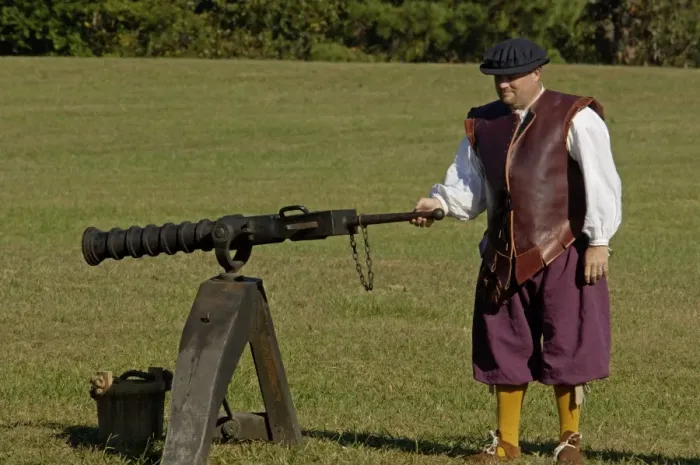 Framed Print : Portuguese swivel gun, 17th century Framed Print : Portuguese swivel gun, 17th century