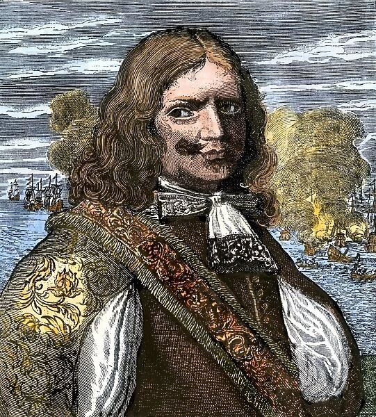 PPIR2A-00009. Henry Morgan, buccaneer in the Caribbean, 1660s.