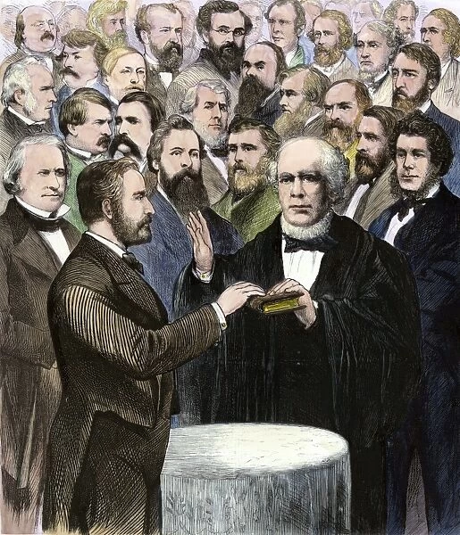 PPRE2A-00066. Ulysses S. Grants inauguration for a second Presidential term, 1873.