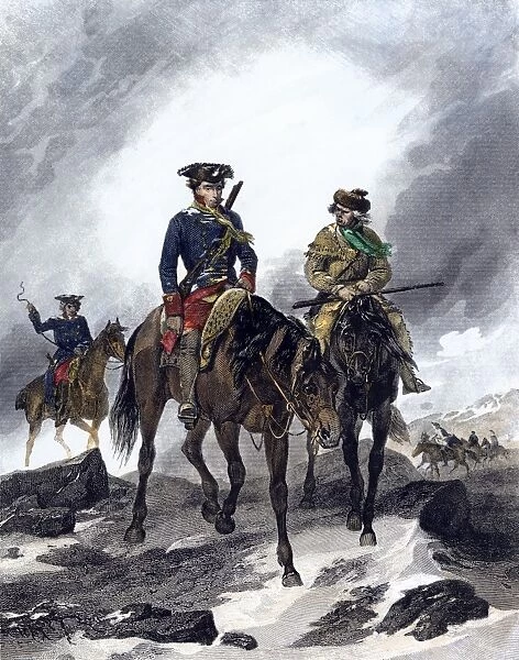 PPRE2A-00085. George Washington on a mission to the Ohio River during the French