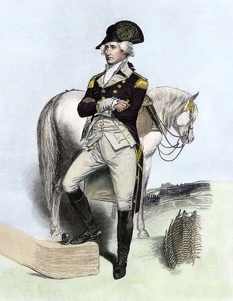 PPRE2A-00127. George Washington at the time of his taking command of the army, 1775.