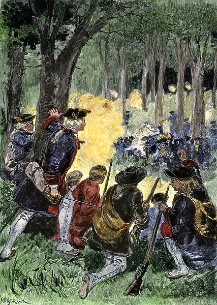 PPRE2A-00134. Colonel George Washington's attack on French forces in western