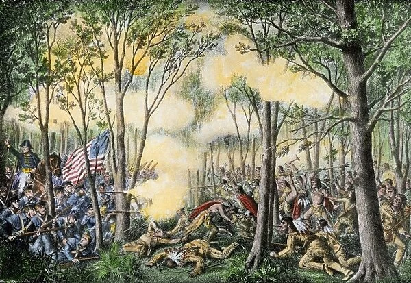 PPRE2A-00179. Battle of Tippecanoe, in which General William Henry Harrison