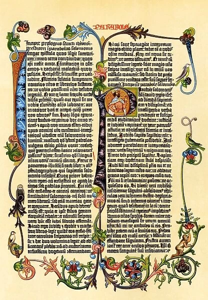 PPRT2A-00003. Page of Gutenberg's 42-line Bible