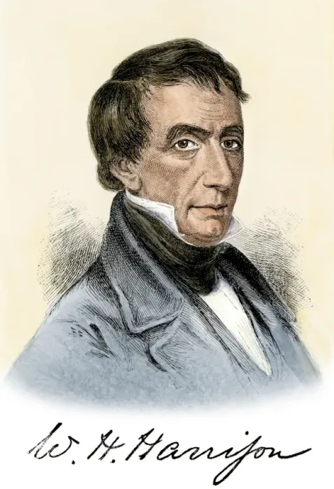 Framed Print : President William Henry Harrison
